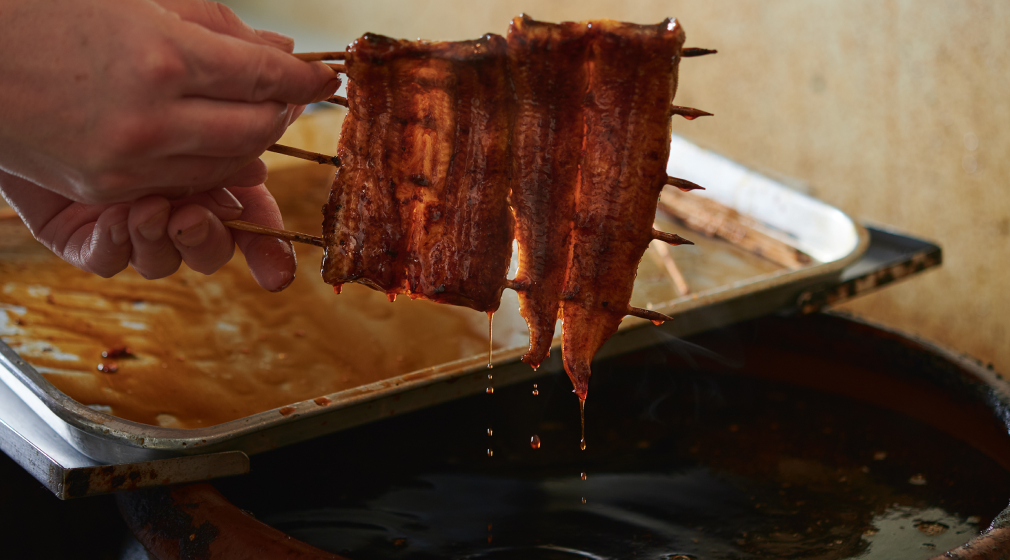 たれの焼ける香りと、ふっくらしたうなぎ